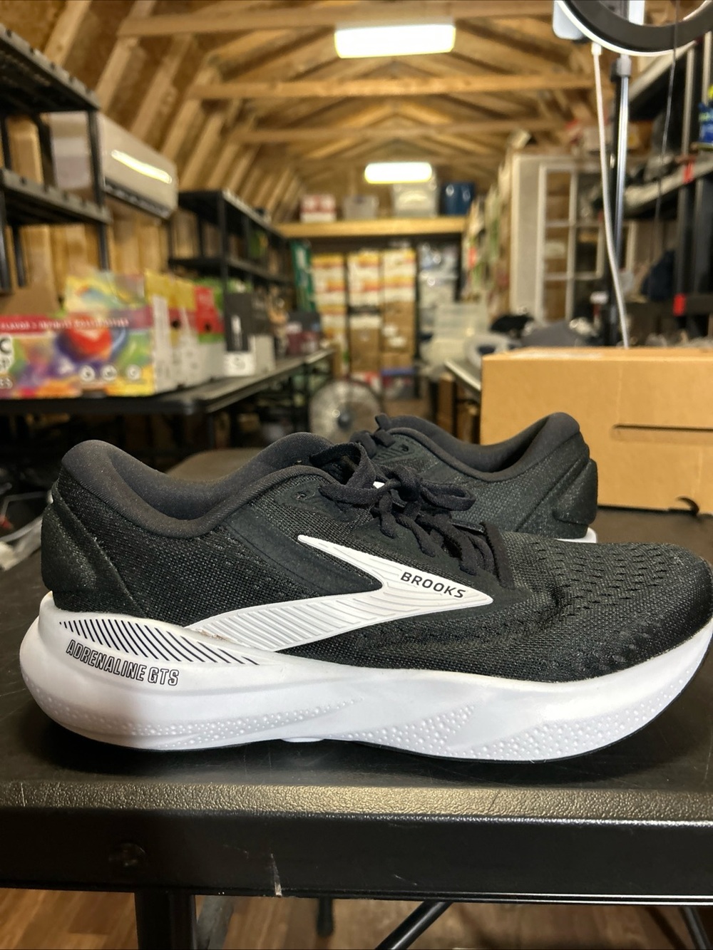 Brooks Adrenaline GTS Women’s Running Shoes - Black/White- Size 9.5